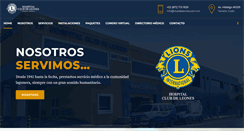 Desktop Screenshot of clubdeleones.com.mx